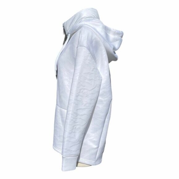 FABLETICS Lotta Removable Hood Zip Up Jacket White Camo - Picture 6 of 11
